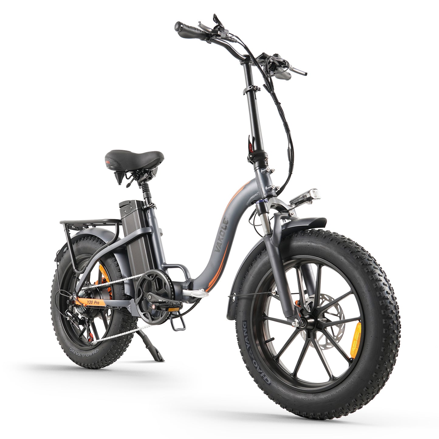 Vakole Y20 Pro 750W 20" Fat Bike elettrica pieghevole con supporto batteria Samsung da 20 Ah APP