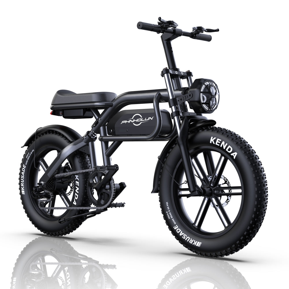 PHNHOLUN C8 1000W 20" Fatbike Vollfederung 960Wh E-Mountainbike