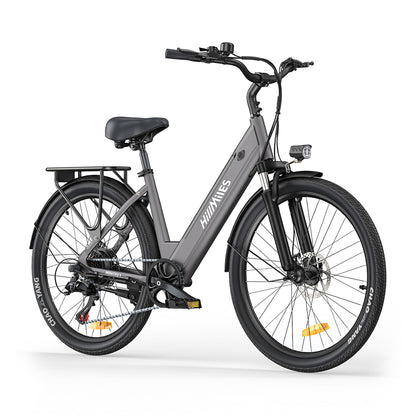 HillMiles MileCity1 250W 26" Electric Trekking Bike 468Wh City E-bike 36V 13Ah Battery