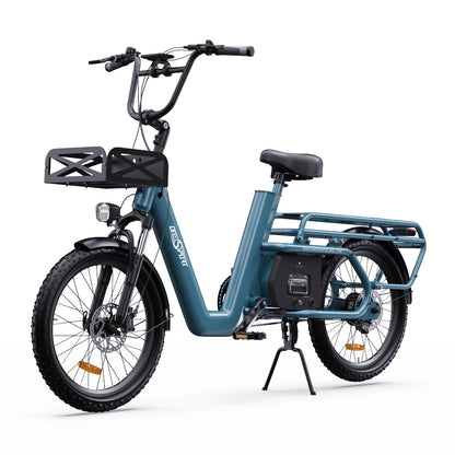 OneSport OT01 650W 20" High-capacity Battery 1296Wh Cargo E-Bike Support APP