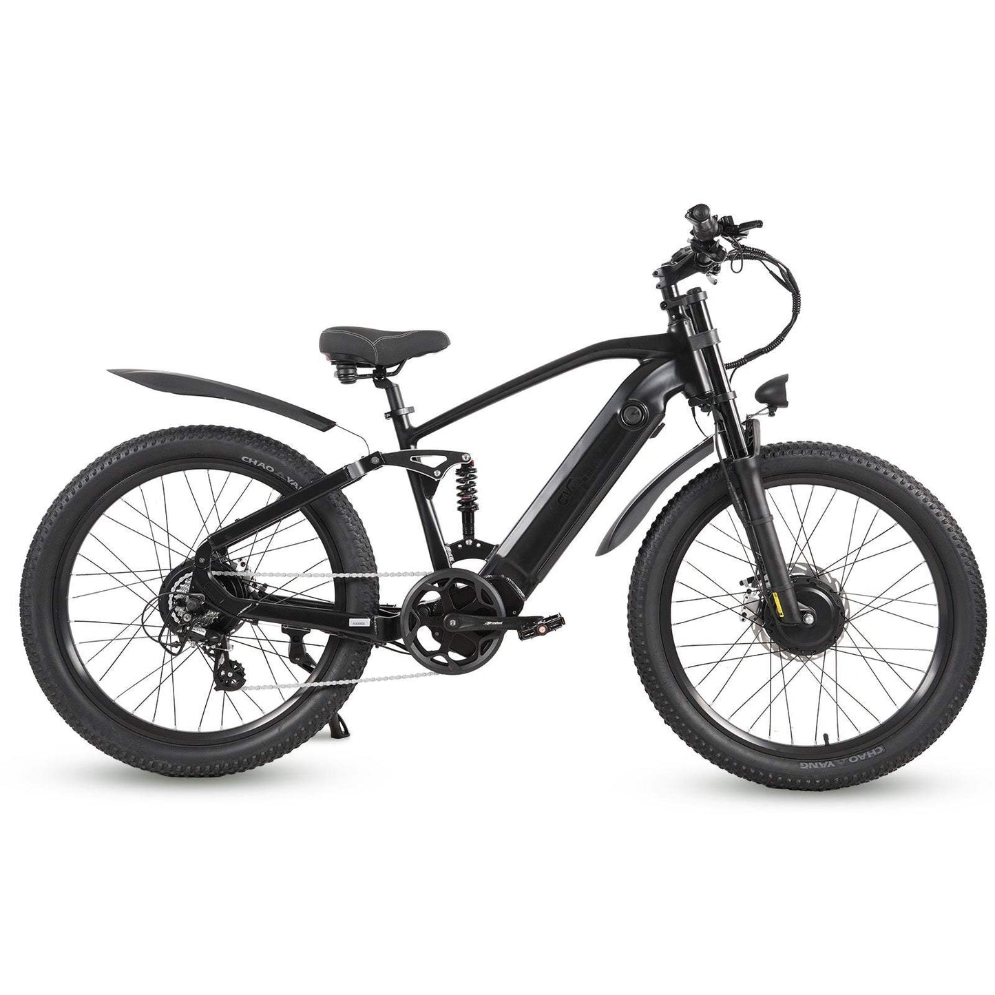 CMACEWHEEL AL26 MAX 500W*2 Dual Motor 26" E-Mountain Bike 816Wh EMTB With Torque Sensor 48V 17Ah Battery