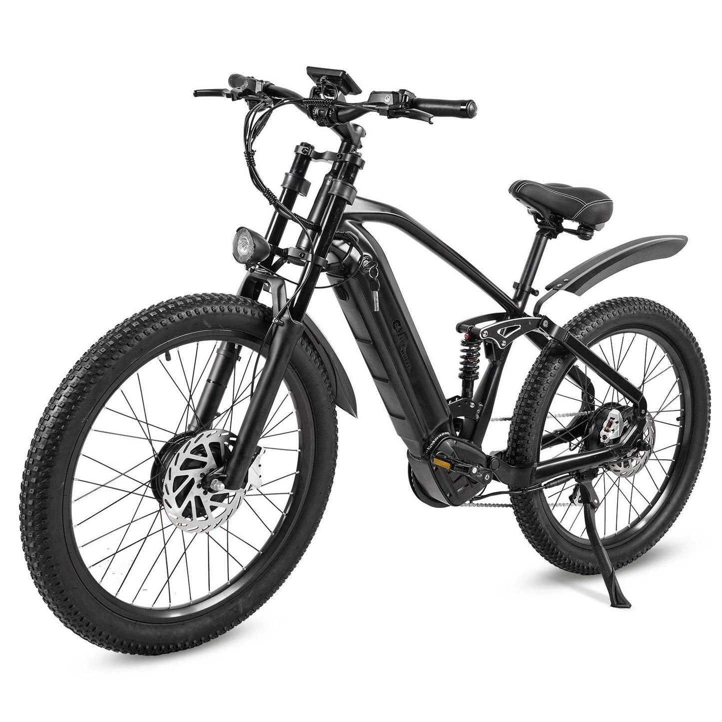 CMACEWHEEL AL26 MAX 500W*2 Dual Motor 26" E-Mountain Bike 816Wh EMTB With Torque Sensor 48V 17Ah Battery