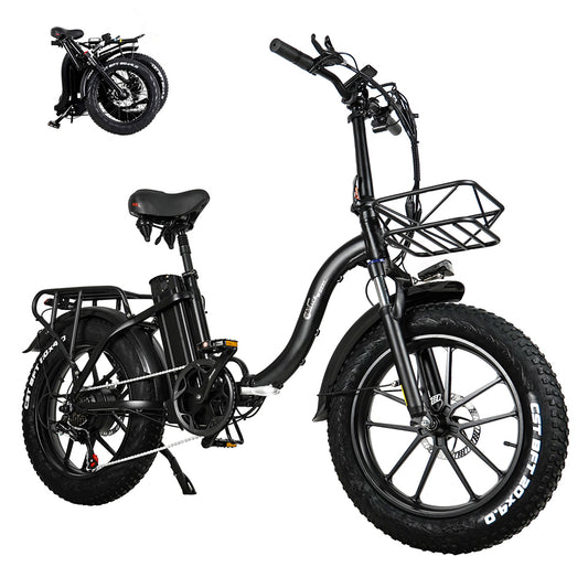 CMACEWHEEL Y20 750W 20" Fat Bike électrique pliant pas à pas