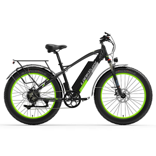 Lankeleisi XC4000 1000W elektrische dikke band 17,5 Ah E-mountainbike EMTB e-bike