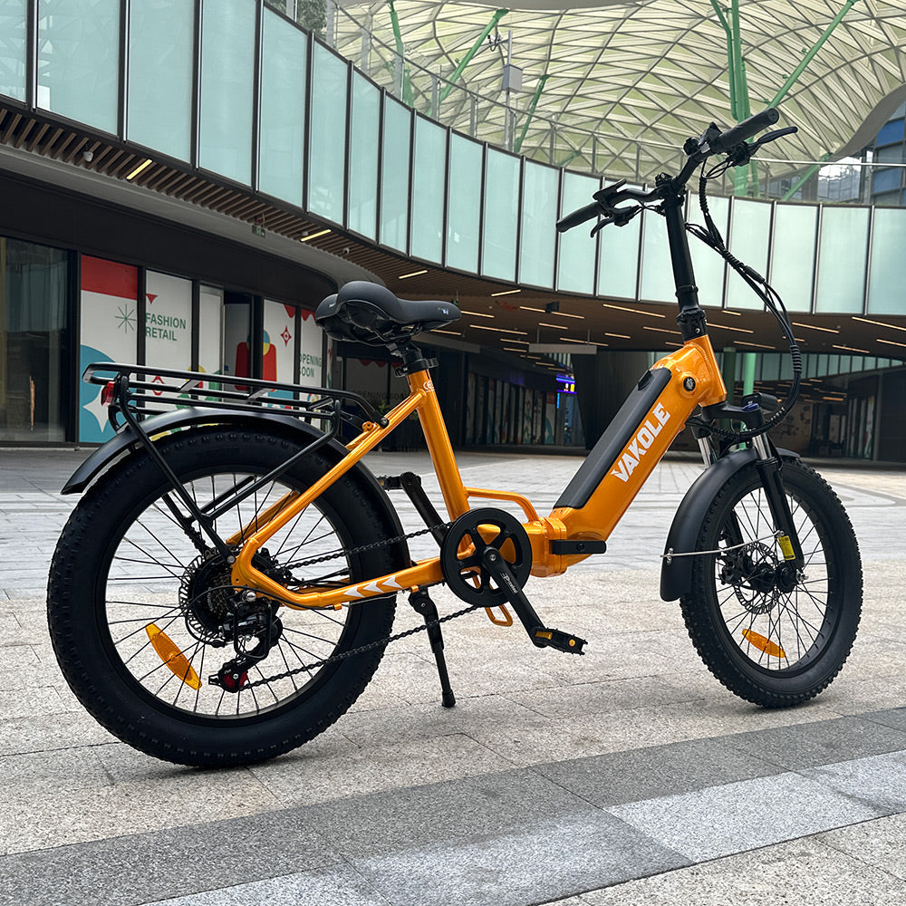 Vakole VT4 250W 20" Opvouwbare Elektrische Fatbike 468Wh Step-through E-bike