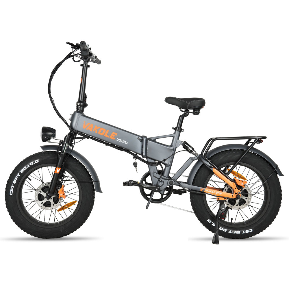 Vakole CO20 MAX 750W*2 Dual Motor 20" Folding Fat Bike with Torque Sensor 20Ah Samsung Battery