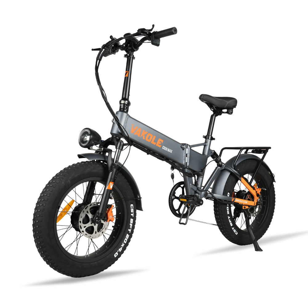Vakole CO20 MAX 750W*2 Dual Motor 20" Folding Fat Bike with Torque Sensor 20Ah Samsung Battery