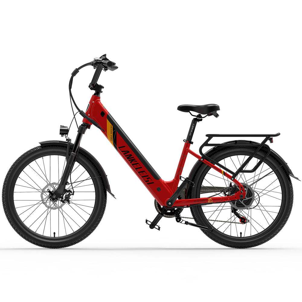 Lankeleisi ES500 Pro 500W 24" Electric Trekking Bike 14.5Ah City E-bike - Buybestgear