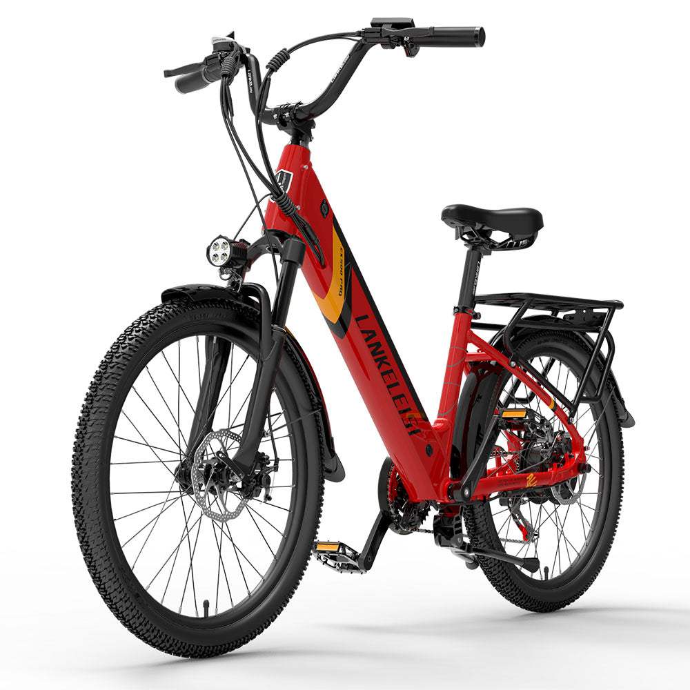 Lankeleisi ES500 Pro 500W 24" Electric Trekking Bike 14.5Ah City E-bike - Buybestgear