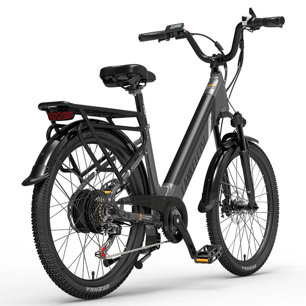 Lankeleisi ES500 Pro 500W 24" Electric Trekking Bike 14.5Ah City E-bike - Buybestgear