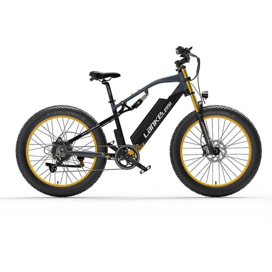 Lankeleisi RV700 1000W 26" Fat Bike Dual Crown Fork 16Ah E Mountain Bike EMTB - Buybestgear